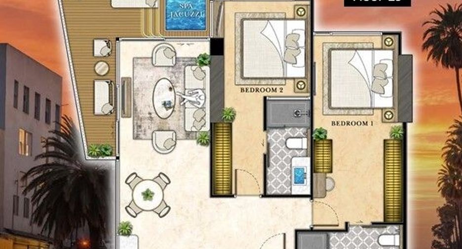 For sale 2 bedrooms condo in Bang Lamung, Chonburi