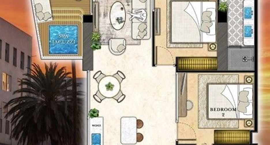 For sale 2 bedrooms condo in Bang Lamung, Chonburi