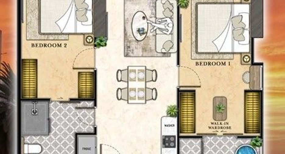 Продажа 2 спальни кондо в Банг Ламунг, Чонбури