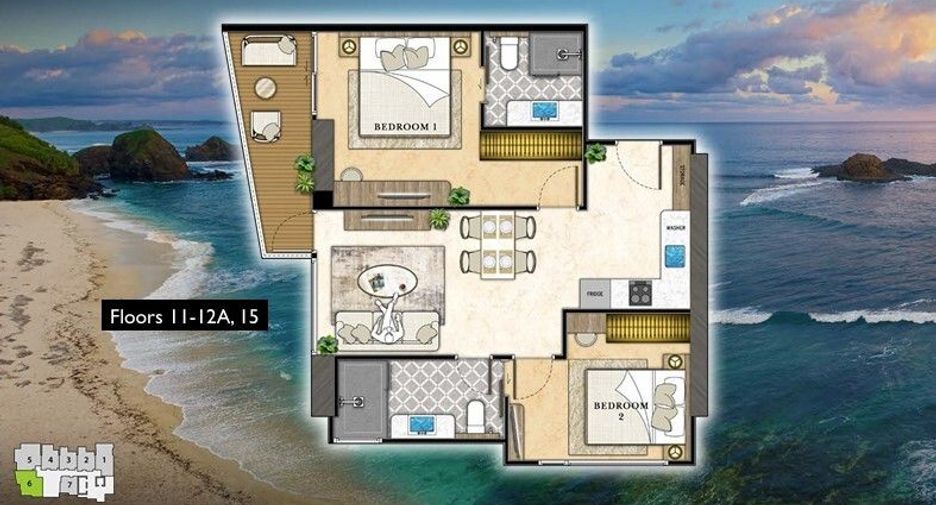 For sale 2 bedrooms condo in Bang Lamung, Chonburi