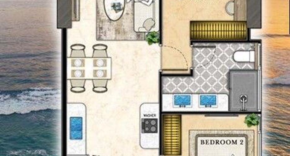 For sale 2 bedrooms condo in Bang Lamung, Chonburi