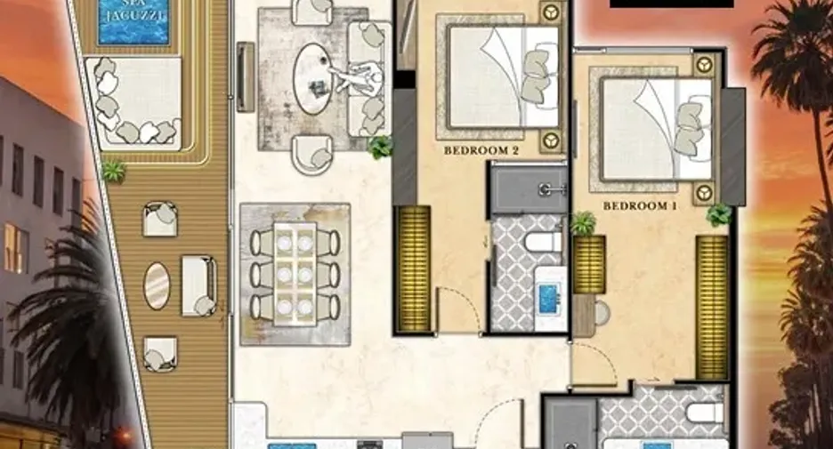 For sale 2 bedrooms condo in Bang Lamung, Chonburi