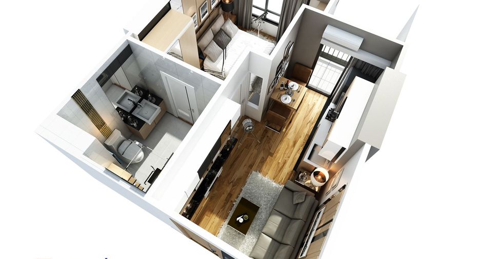 For sale and for rent 1 bed condo in Si Racha, Chonburi