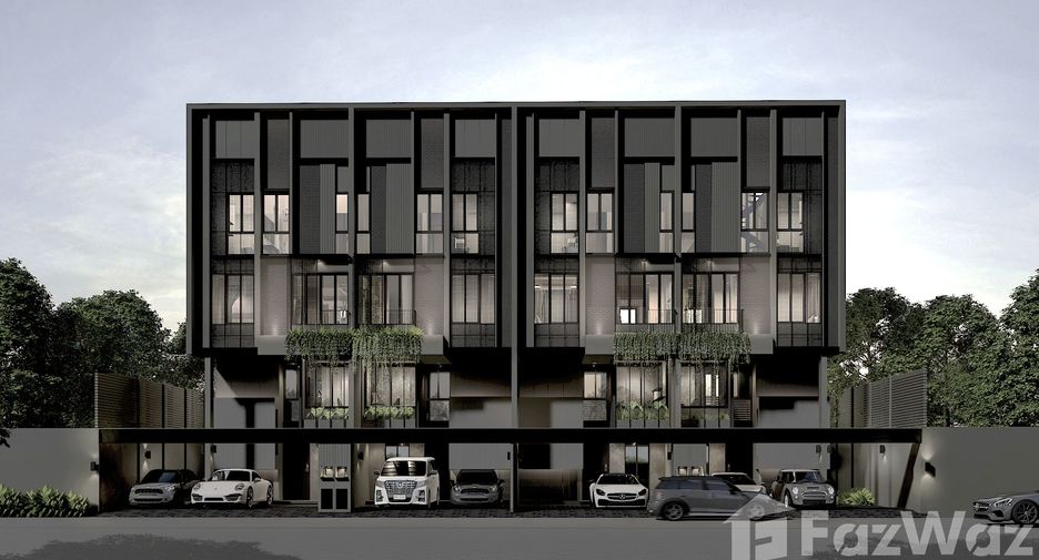 Casa adosada en venta de 4 habitaciones en Huai Khwang, Bangkok