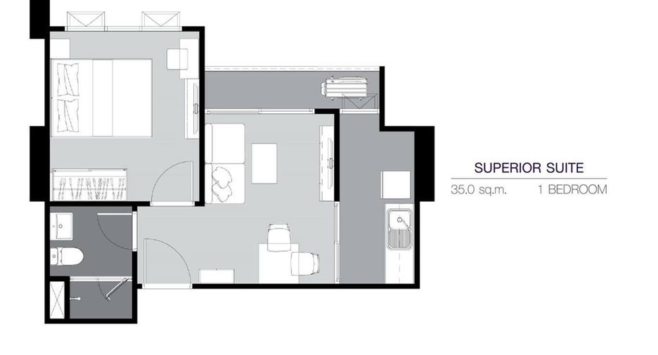 À vendre 1 chambre condo à Mueang Samut Prakan, Samut Prakan
