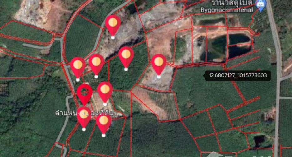 For sale land in Klaeng, Rayong