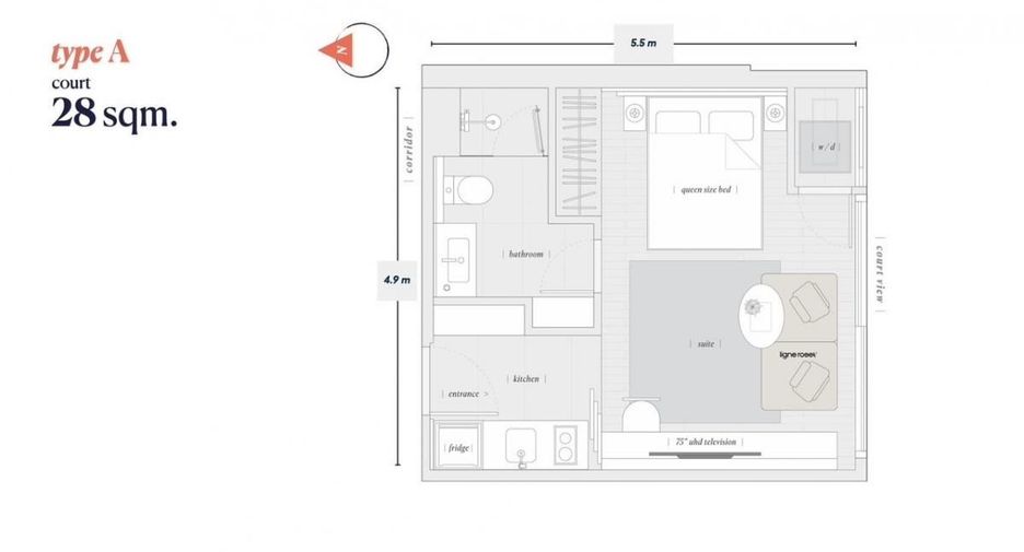 For sale 1 bed condo in Watthana, Bangkok