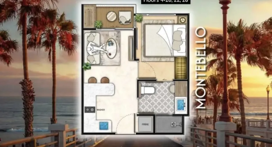 Condo en venta de 1 habitaciones en Bang Lamung, Chonburi