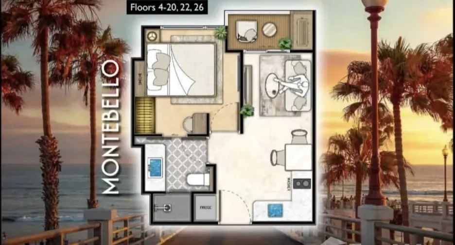 Condo en venta de 1 habitaciones en Bang Lamung, Chonburi