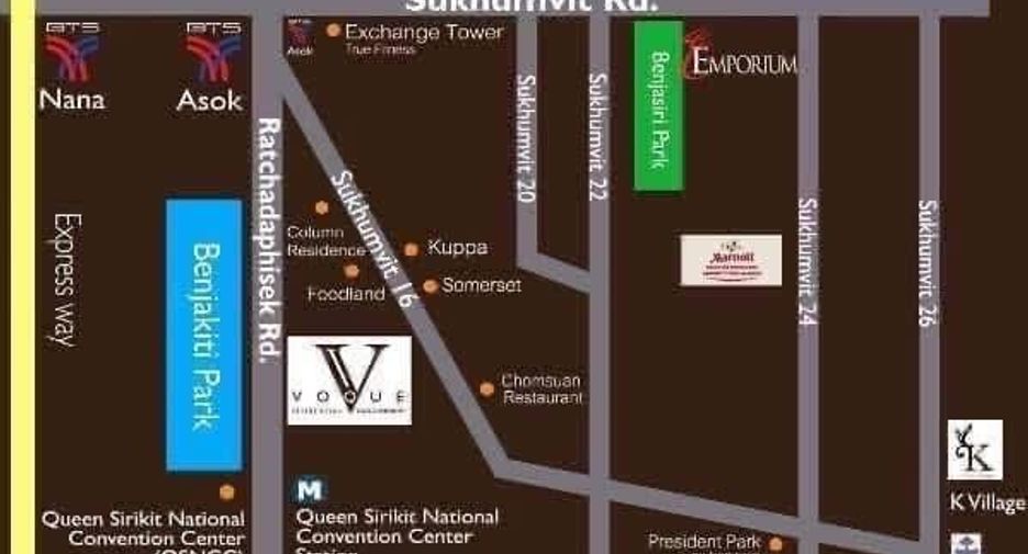 For sale 1 bed condo in Khlong Toei, Bangkok