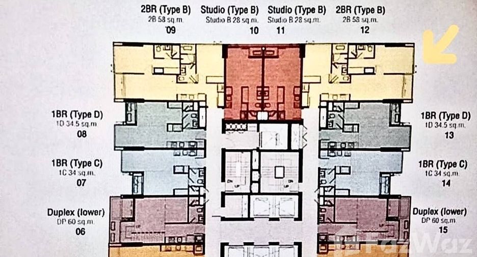 Wohnung zum Kauf und zur Miete mit 2 Zimmer in Watthana, Bangkok