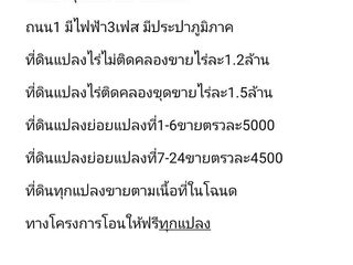 Terreno en venta en Phanat Nikhom, Chonburi