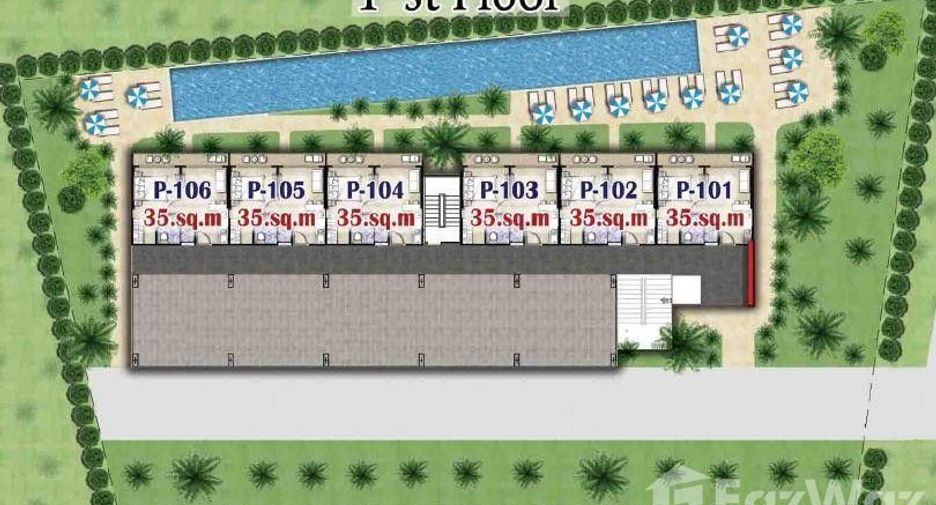 Wohnung zum Kauf mit 1 Zimmer in Mueang Phuket, Phuket