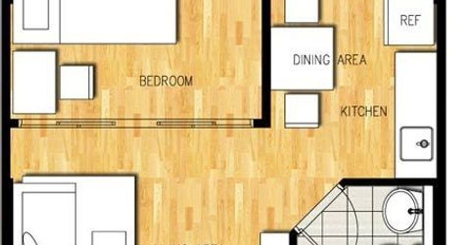 For rent 1 bed condo in Mueang Nonthaburi, Nonthaburi