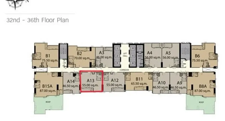 Condo en venta de 1 habitaciones en Sathon, Bangkok