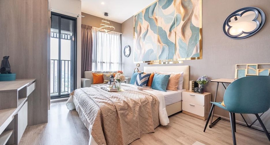 For sale and for rent studio condo in Watthana, Bangkok