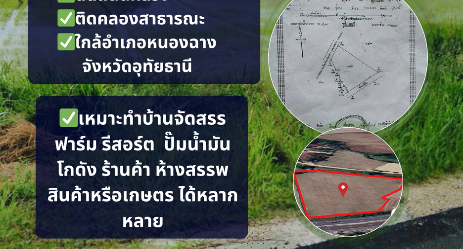 For sale land in Nong Chang, Uthai Thani