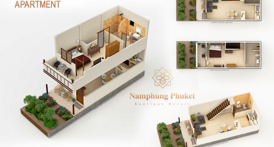 For rent 1 bed apartment in Mueang Phuket, Phuket