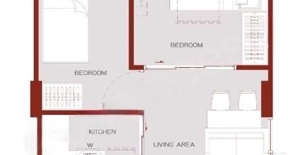 Wohnung zum Kauf mit 2 Zimmer in Pak Kret, Nonthaburi