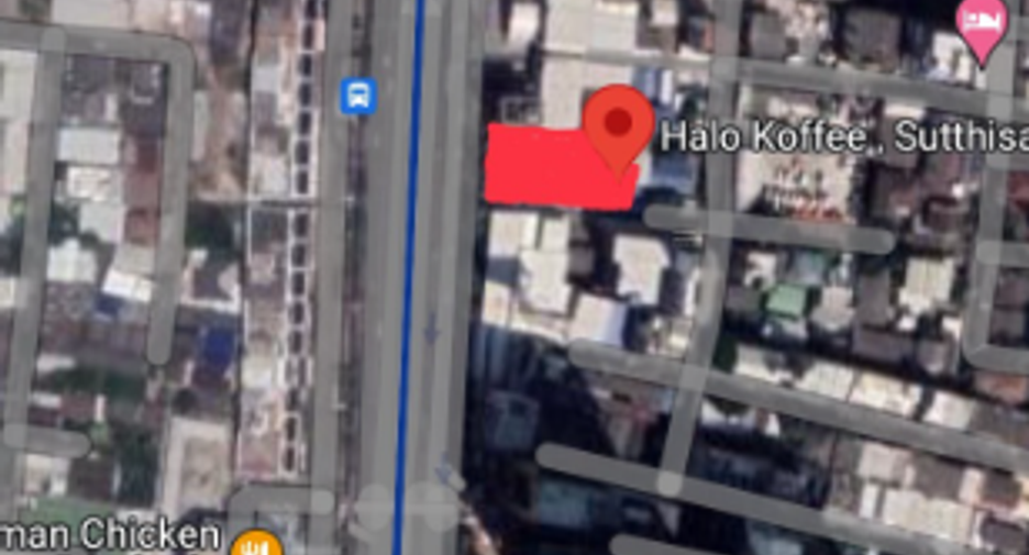 For sale land in Din Daeng, Bangkok