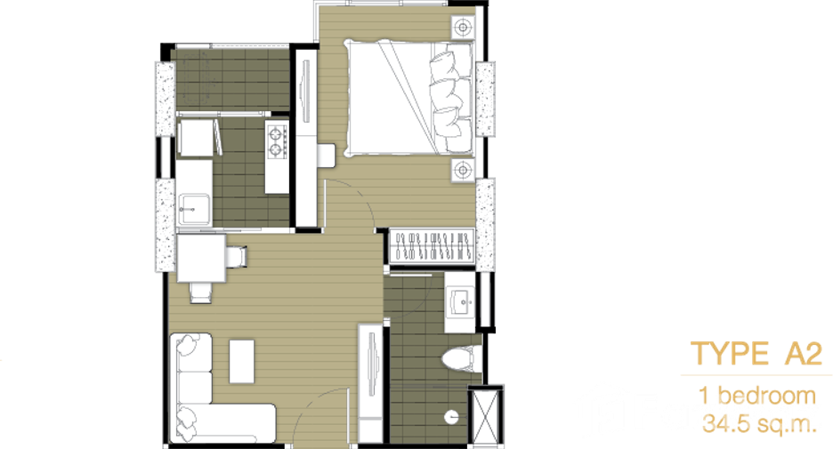 For sale 1 bed condo in Bang Khae, Bangkok