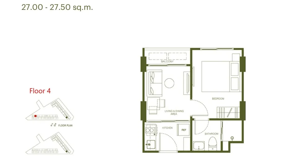 For sale 1 bed condo in Thalang, Phuket