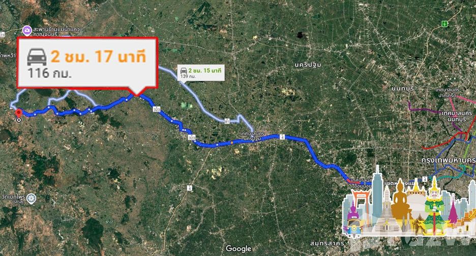 ขาย ที่ดิน ใน ด่านมะขามเตี้ย, กาญจนบุรี