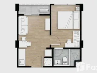 Wohnung zum Kauf mit 1 Zimmer in Mueang Phuket, Phuket