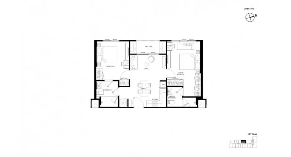 For sale 2 bedrooms condo in Huai Khwang, Bangkok