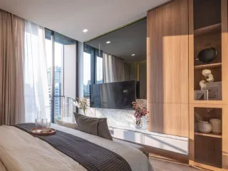 Condo en venta y en alquiler de estudio en Watthana, Bangkok