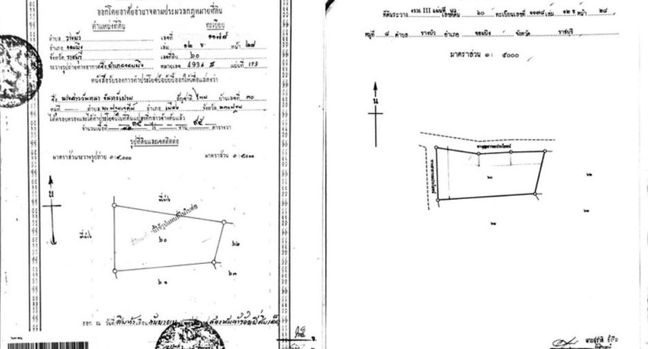 For sale land in Chom Bueng, Ratchaburi