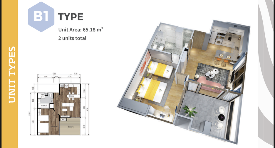 Apartment zum Kauf mit 1 Zimmer in Mueang Phuket, Phuket