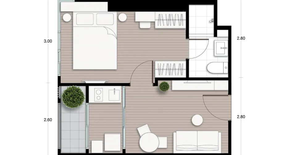 For sale 1 bed apartment in Huai Khwang, Bangkok