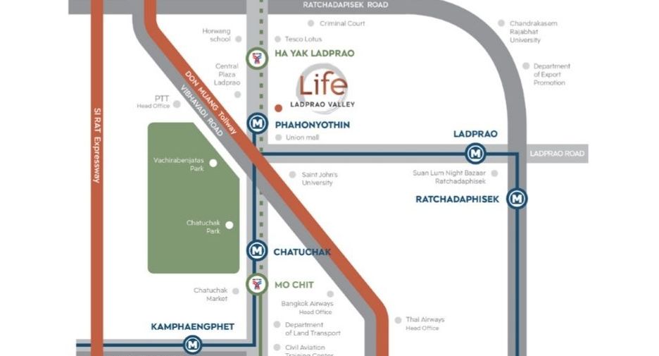 Condo en venta de 1 habitaciones en Chatuchak, Bangkok