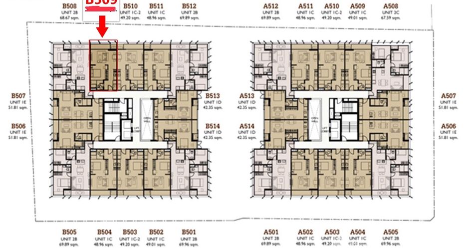 For sale 1 bed condo in Watthana, Bangkok