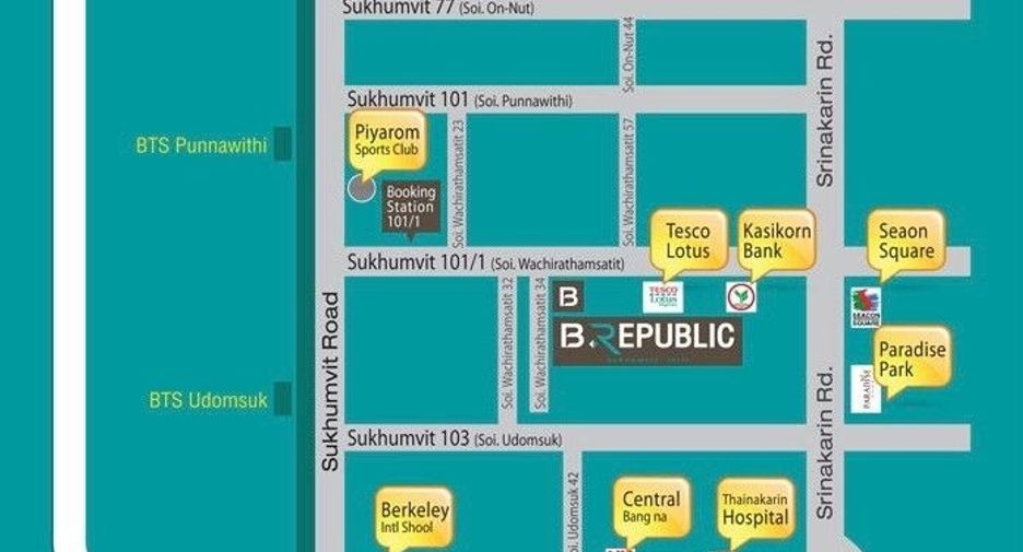 Wohnung zum Kauf mit 1 Zimmer in Bang Na, Bangkok