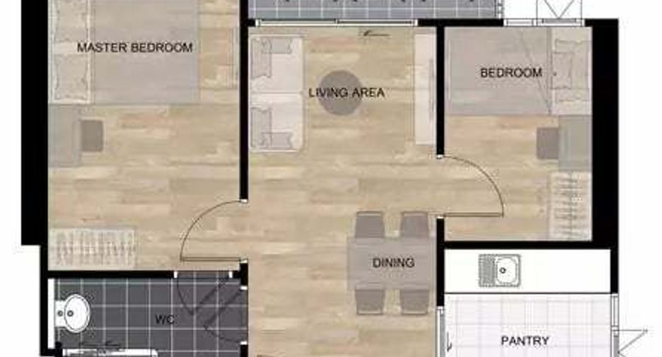 For sale 2 bedrooms condo in Chom Thong, Bangkok