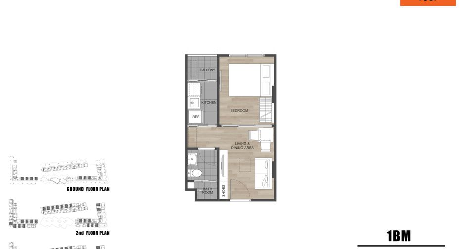 Condo en venta de 1 habitaciones en Kathu, Phuket