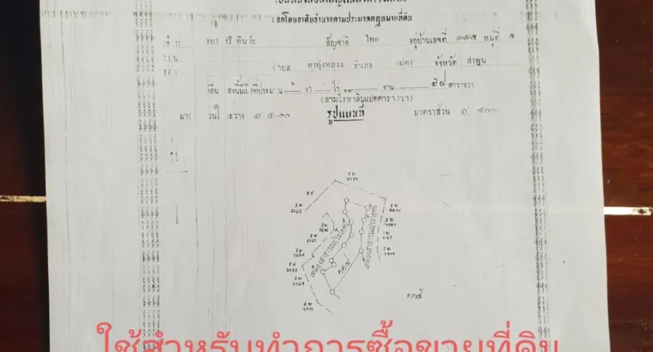 For sale land in Mae Tha, Lamphun