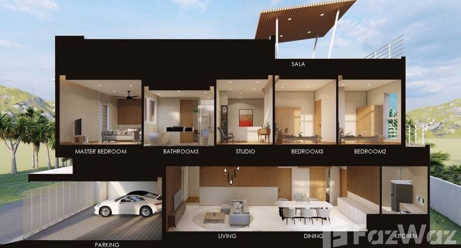 For sale 4 bedrooms villa in Kathu, Phuket