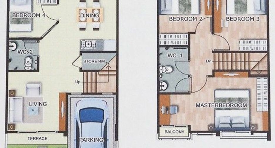 Casa adosada en venta de 3 habitaciones en Mueang Nakhon Pathom, Nakhon Pathom