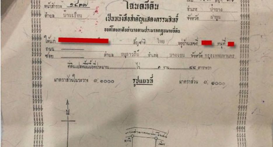 For sale land in Pa Sang, Lamphun