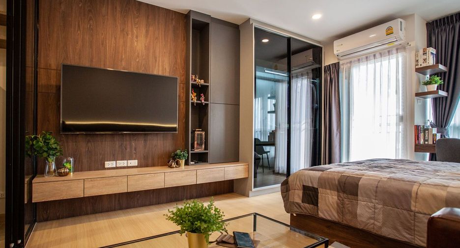 For sale and for rent 1 bed condo in Huai Khwang, Bangkok
