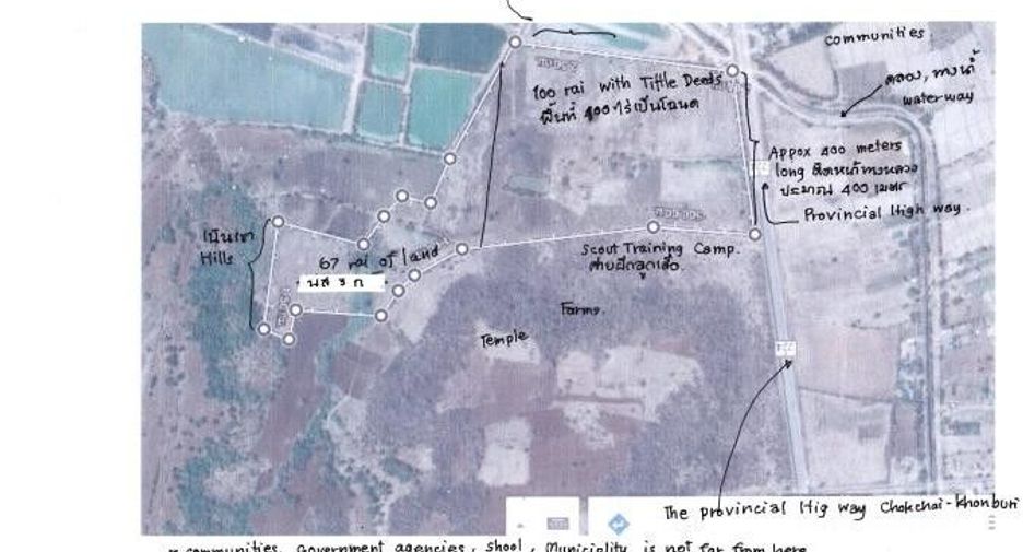 Terreno en venta en Khon Buri, Nakhon Ratchasima