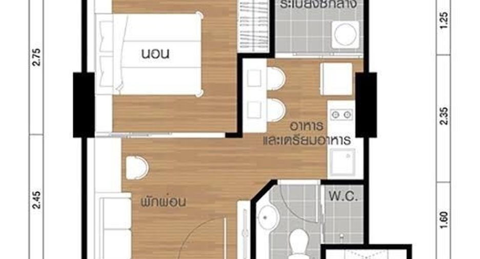 Wohnung zum Kauf mit 1 Zimmer in Suan Luang, Bangkok