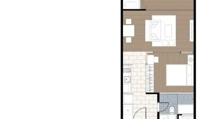 À vendre 1 chambre condo à Watthana, Bangkok