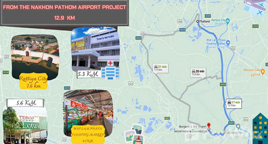 For sale land in Bang Len, Nakhon Pathom
