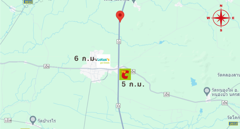 For sale land in Nong Bua, Nakhon Sawan