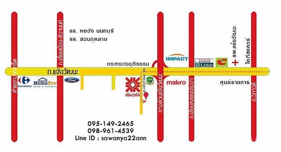 For sale studio condo in Pak Kret, Nonthaburi