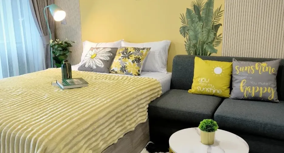 For rent studio condo in Khlong Luang, Pathum Thani